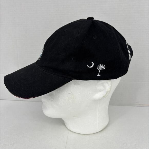 BMW Baseball Cap Mens One Size Black Adjustable 100% Cotton Embroidered Logo - Picture 5 of 8